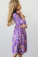 No Bad Days 3/4 Sleeve Pocket Twirl Dress