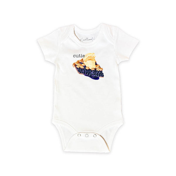 Cutie Pie Blueberry Baby Onesie