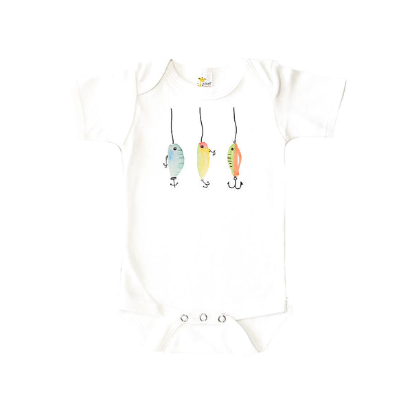 Fishing Lures Baby Onesie