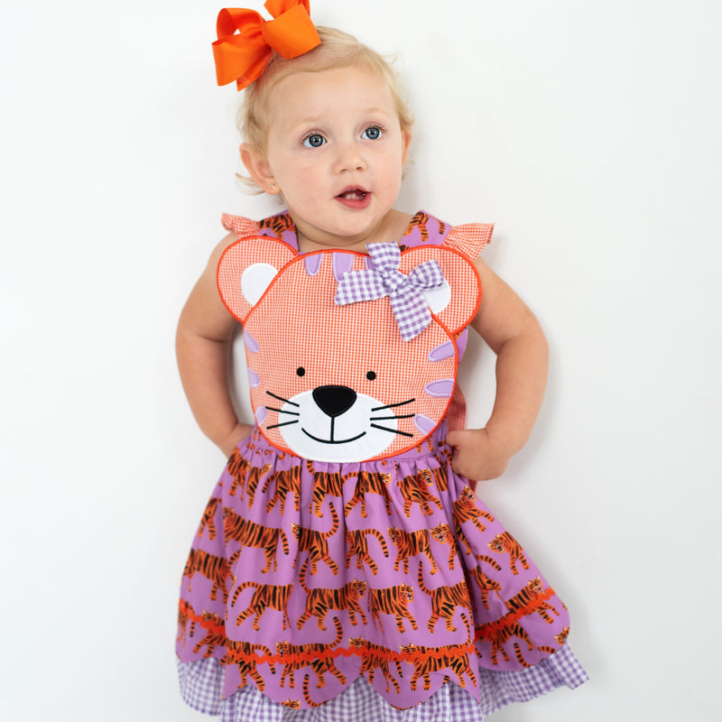 orange tiger dress Tiger Print