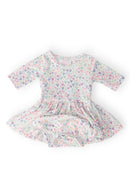 One in a Million 3/4 Sleeve Twirl Bodysuit