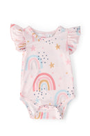 Over the Rainbow S/S Flutter Bodysuit