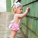 Pastel Pink First Birthday Bubble