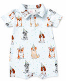 Party Pups Polo Shorty One-Piece