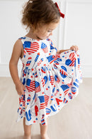 SALE Party in the USA Tank Twirl Dress