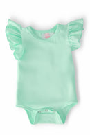 Pastel Green S/S Flutter Bodysuit