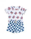 Cargo Shorts Set | Patriotic Vibes