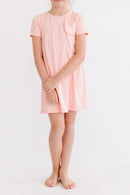 Peach T-Shirt Dress