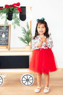 Peppermint Princess L/S Tutu Dress