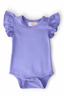 Periwinkle S/S Flutter Bodysuit