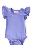 Periwinkle S/S Flutter Bodysuit