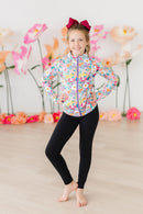 SALE Petal Power Full-Zip Ruffle Active Jacket
