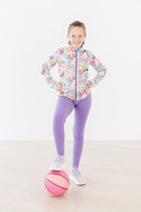 SALE Petal Power Full-Zip Ruffle Active Jacket