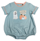 Pumpkin Patch Applique Boys Bubble – Baby Boy Fall Outfit