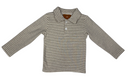 Weston Long Sleeve Shirt – Brown Stripe Boys Top