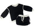 Skort Set – Black & White Trim Girls Outfit