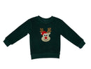 Reindeer Girls Sweater – Holiday Pullover