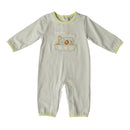 Baby Noah's Ark Footless Romper | Blue Stripe Boutique Baby Outfit