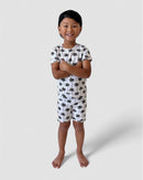 Bamboo Shorts Set | Palm Style White