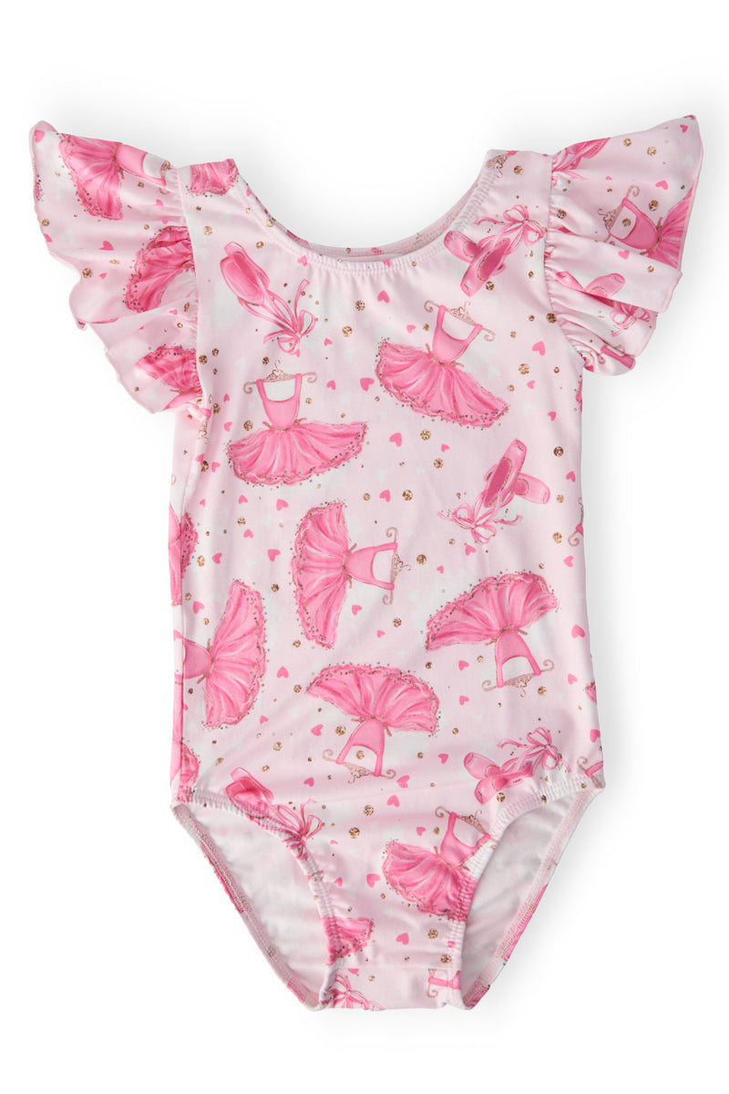 Pirouette S/S Flutter Sleeve Leotard