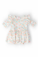 Pretty Pumpkins Twirl Flutter Bodysuit