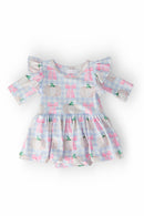 SALE Pumpkin Picnic Twirl Flutter Bodysuit
