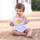 Pumpkin Patch Appliqué Bubble – Classic Baby Boy Outfit for Fall & Halloween
