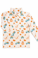 Pumpkin Spice Pups L/S Polo