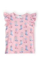 Ribbons & Rodeos S/S Ruffle Tee
