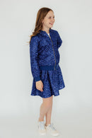 Royal Blue Sequin Twirl Skort