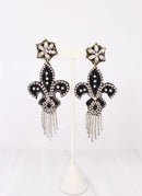 Fleur de Lis Fringe Earring