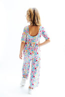 Fluttering Flowers Wide Leg Jumpsuit
