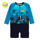 Nano Frogs One-Piece Rashguard Swimsuit