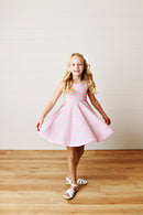 Girls Pink & Mint Alligator Twirl Dress | Bossier City, LA
