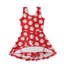 Girls Baseball Athletic Twirl Dress | Built-In Shorts | Bossier City, LA