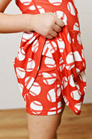 Girls Baseball Athletic Twirl Dress | Built-In Shorts | Bossier City, LA