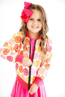 SALE Don't Worry, Be Hippy Satin Jacket