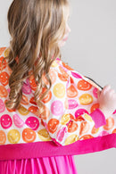SALE Don't Worry, Be Hippy Satin Jacket