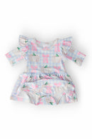 SALE Pumpkin Picnic Twirl Flutter Bodysuit