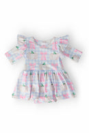 SALE Pumpkin Picnic Twirl Flutter Bodysuit