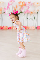SALE Rainy Day Flutter Sleeve Twirl Dress