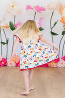 Rooster Pom Pom Dress