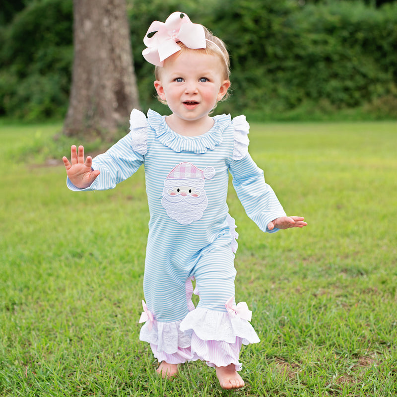 Girls Christmas Santa Romper