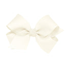 Wee Ones Classic Grosgrain Hair Bow with No-Slip Clip – Multiple Colors & Sizes