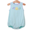 Sea Life Bubble Romper | Baby Boy Ocean Outfit | Boutique Summer Bubble