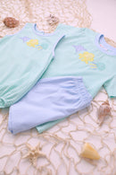 Sea Life Bubble Romper | Baby Boy Ocean Outfit | Boutique Summer Bubble