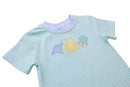 Sea Life Romper | Baby Boy Ocean Outfit | Boutique Summer Romper