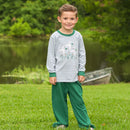 Mallard Embroidered Boys Pant Set | Duck Hunting Boutique Outfit | Bossier City, LA