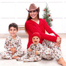 Western Christmas Adult Pajama Pants – Soft Bamboo Unisex