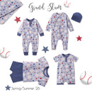 Grand Slam Baseball Bamboo Tee & Cotton Shorts Set for Boys